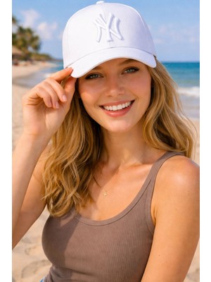 Ritagarcia Ny Nakışlı Unisex Beyzbol Şapkası - Ayarlanabilir Spor Kep