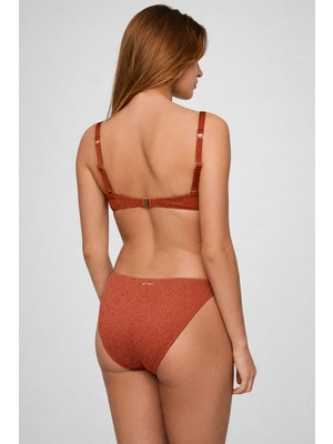 Kom Lola Simli Kumaşlı Bikini