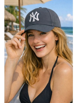 Ritagarcia Ny Nakışlı Unisex Beyzbol Şapkası - Ayarlanabilir Spor Kep