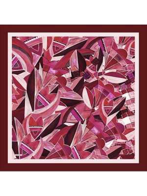 Arancia Bordo 90X90 Pure Touch Eşarp
