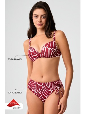 Kom Repi Dolgulu Toparlayıcı Bikini