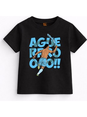 Rabona Fashion Sergio Agüero Son Dakika Tişört Yetişkin ve Çocuk Beden ( Seçenekli )