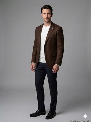 Centilmen Mcr Slim Fit Keten Karışımlı Blazer Ceket 41495