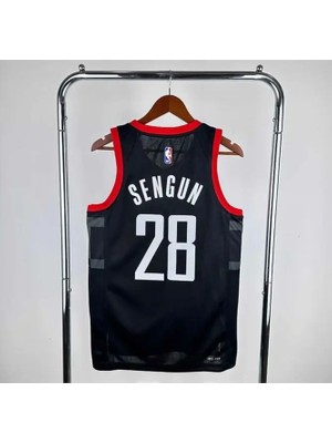 H.o.u.s.t.o.n Rockets 2025 Alperen Şengün Basketbol Forması (Black)