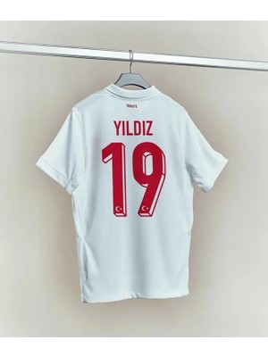 Türkiye Euro 2024 Futbol Şampiyonası Kenan Yıldız Forması (Beyaz)