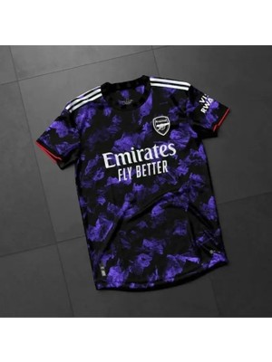 Arsenal 2023-24 Sezonu Isimsiz Özel Konsept Forması (Mor)