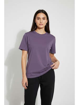 Obje Kadın Lavanta Oversize T-Shirt