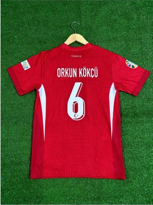 Türkiye Euro 2024 Yunus Akgün Yetişkin Forması (Kırmızı)