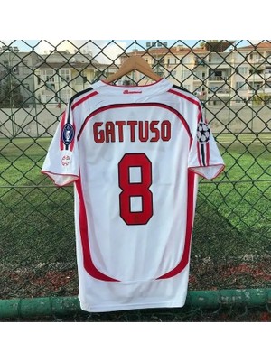 Milan 2007 Şampiyonlar Ligi Finali Gennaro Gattuso Nostalji Forması (Efsane Milan Kadrosu)