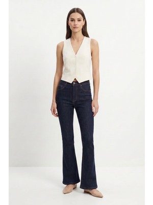 Rays Laci Yüksek Bel Flare Jean 826