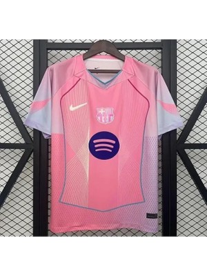 Barcelona 2025-26 Yeni Sezon Isimsiz Özel Konsept Yetişkin Forması (Pink)
