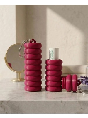 İlya Ada Silindir Desenli Vidalı Kapaklı Kutu
