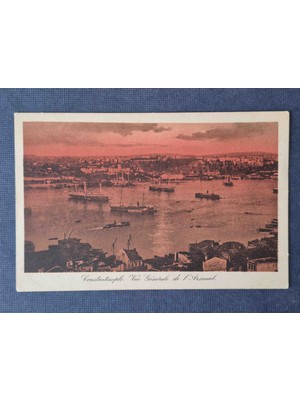 Edi Antik Osmanlı Dönem Dersaadet Kartpostal. Orijinal Dönemine Ait Arkası Yazısız. 9X14CM Nadir Dönem.