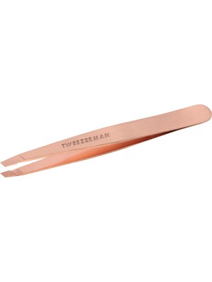 Tweezerman Mini Slant Tweezer Rose Gold -Altın Pembe Cımbız