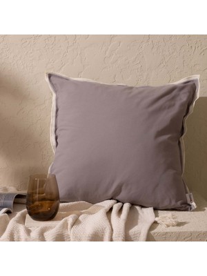 Evidea Soft Rett Kırlent - Antrasit - 50X50 cm