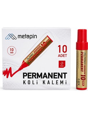 Metapin Permanent Koli Kalemi 10 mm 10’lu