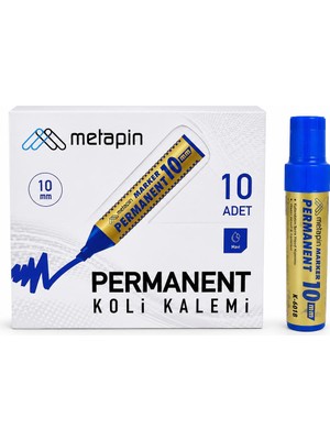 Metapin Permanent Koli Kalemi 10 mm 10’lu