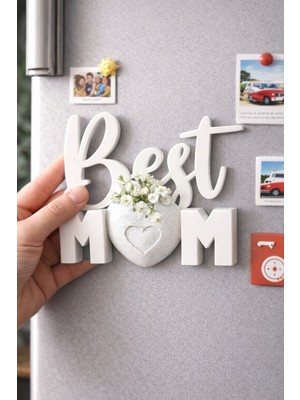 Best Mom Yazılı Magnet