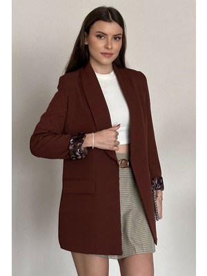 Moda Armanc Kadın Blazer Ceket Oversize Uzun | Lepoar Astarlı Klasik Şık Ofis & Günlük