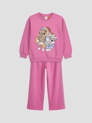 LC Waikiki Mor Paw Patrol Baskılı Kız Çocuk Eşofman Takım