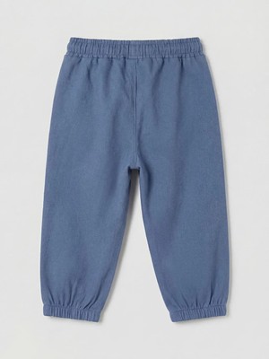 LC Waikiki Indigo Erkek Bebek Gabardin Jogger Pantolon