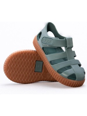 Igor S10291-231 Nico Caramelo Unisex Çocuk Sandalet Yeşil Renkli Hafif Malzeme ile Konfor Sunar