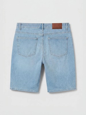 LC Waikiki Indigo Slim Fit Erkek Jean Şort