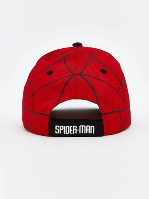 LC Waikiki Kırmızı Spider-Man Baskılı Erkek Çocuk Kep Şapka