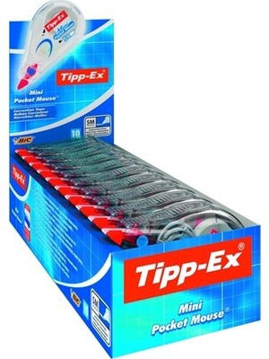 Tipp-Ex Mini Pocket Mouse 6m Şerit Daksil 10'lu Kutu / 932564