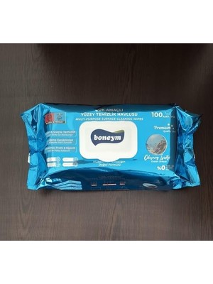 Peri Store Boneym 100'LÜ Çok Amaçlı Yüzey Temizlik Havlusu – Okyanus Esintisi