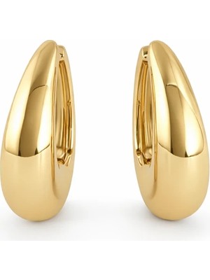 Felix Accessories Veloura Bold Hoop Küpe Gold