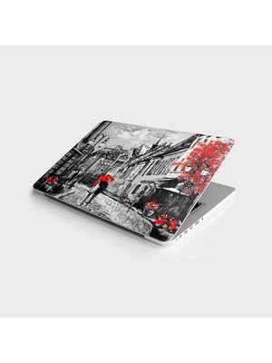 Peri Store Laptop Bilgisayar Notebook Pc Kaplama Etiketi Macaristan Sokak Yağlıboya