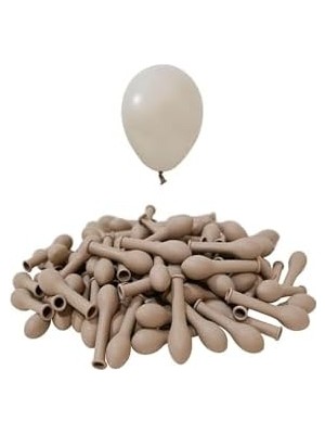 Peri Store 5 Inç Kum Bej Mini Balon 10 Adet