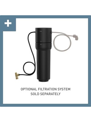 Peri Store K-S5530BLS Isteğe Bağlı Filtrasyon Sistemli Modern Içecek Bataryası (Ayrı Satılan), Siyah Paslanmaz