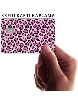 Peri Store Pembe Leopar Kart Kaplama Kart Etiketi