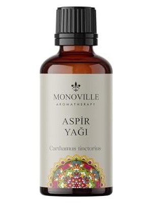 Peri Store Monoville Aspir Yağı 30 ml Soğuk SIKIM%100 Saf ve Doğal (Safflower Oil)