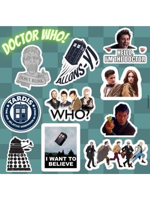 Peri Store Doctor Who Seti | Laptop Notebook Telefon Etiket