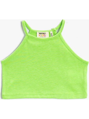 Koton Basic Atlet Crop Halter Yaka