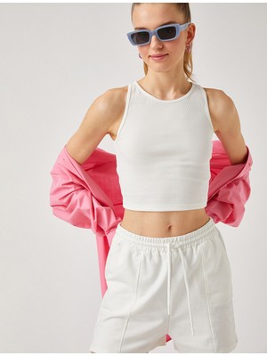 Koton Halter Yaka Crop Atlet