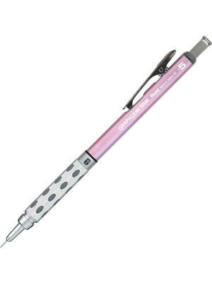 Pentel Graphgear 1000 0.5mm Pembe Mekanik Kurşun Kalem PG1015C-PX Metal Gövde ile Teknik Çizim İçin