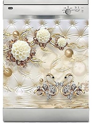 Peri Store Bulaşık Makinesi Kaplama Beyaz Eşya Kaplama Pearls