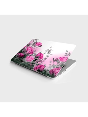 Peri Store Laptop Bilgisayar Notebook Pc Kaplama Etiketi Pembe Güller