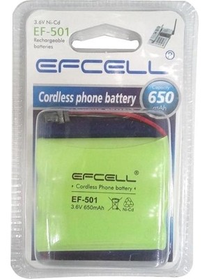 Efcell EF-501 DECT Telsiz Telefon Pili (3.6V 650mAh Ni-Cd)