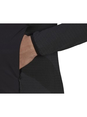 adidas Erkek Fermuarlı Üst HF0726 Siyah Rüzgarlık, Günlük Kullanımda Konfor ve Dayanıklılık