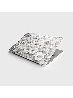 Peri Store Laptop Notebook Pc Kaplama Etiketi 3D Metal Çiçek