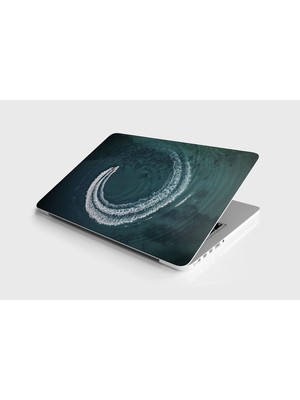 Peri Store Laptop Notebook Pc Kaplama Etiketi Dalga