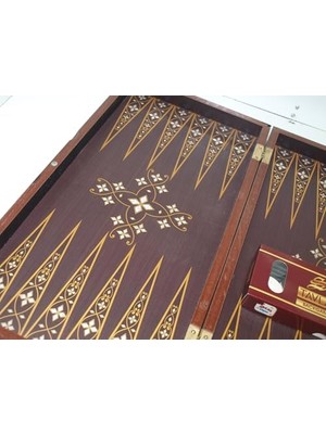 Peri Store Staroyun STAROYUN1020371 24,5 x 48 x 6 cm Big Platinum Backgammon