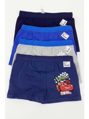 Bendehepsi 6'lı Lüks Penye Baskılı Erkek Çocuk Boxer Karışık Renk ve Desen Seçenekleriyle
