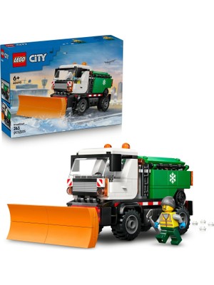 Peri Store City Kar Küreme Aracı 60490 – 6 Yaş ve Üzeri Erkek ve Kız Çocuklar Için Sürücü Minifigürü Içeren Yaratıcı Oyuncak Araba Yapım Seti, Çocuklar Için Eğlenceli Hediye Fikri (263 Parça)