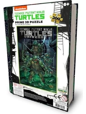 Peri Store Kaplumbağalar 300 Parça Puzzle 35642 Metal Kutu